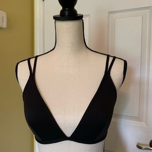 H&M Black Padded Bikini Top (8/M)